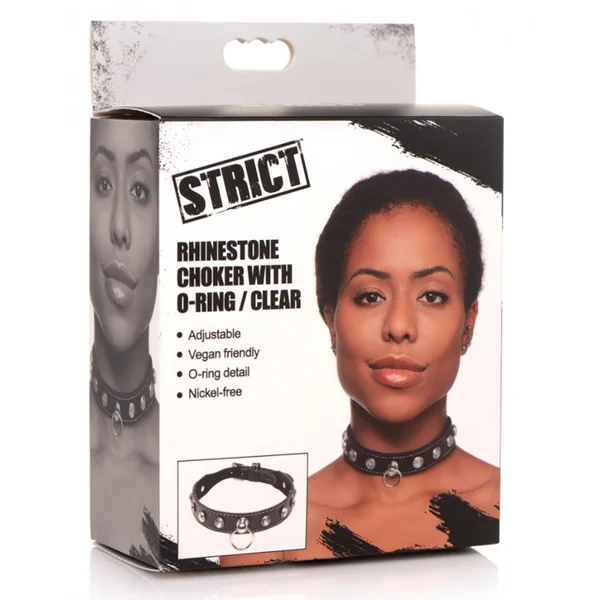 Strict – Choker with O-Ring Clear