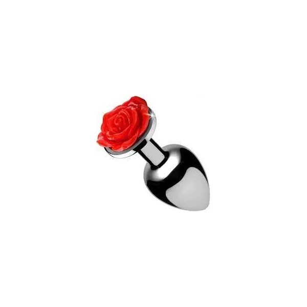 Summertime Secrets Steel Rose Butt Plug