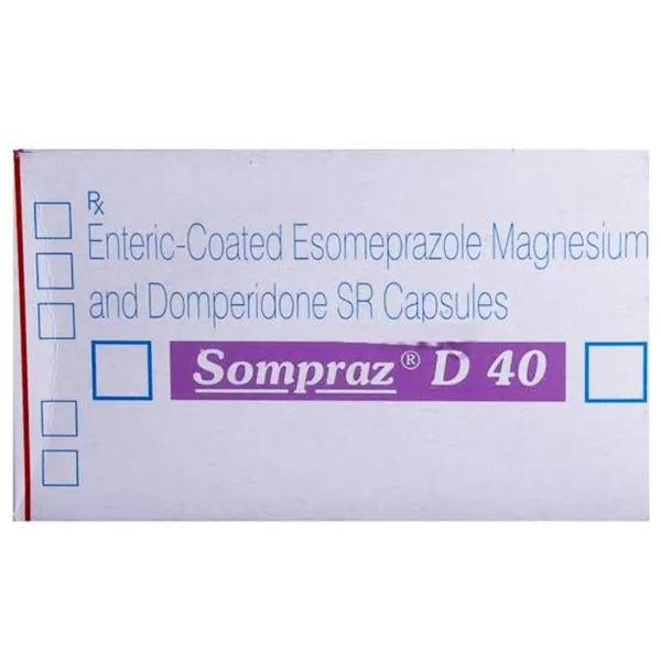 SUN PHARMACEUTICAL SOMPRAZ D 40 CAPSULE SR (15 Capsules)