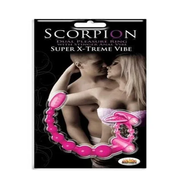 Super Xtreme Vibe Scorpion With Dual Stinger Anal Vibe - Magenta