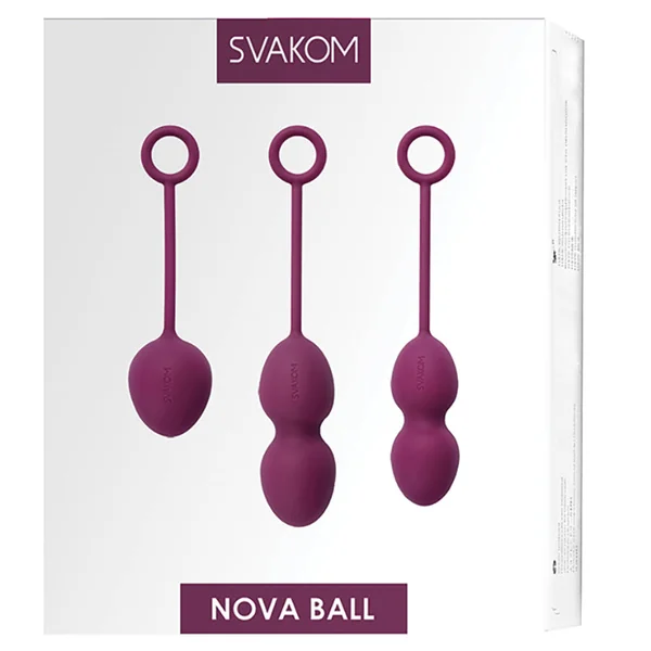 Svakom Nova Kegel Exercise Balls - Violet