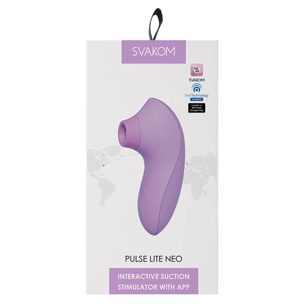 Svakom Pulse Lite Neo Interactive Pulse Clitoral Stimulator - Lavender