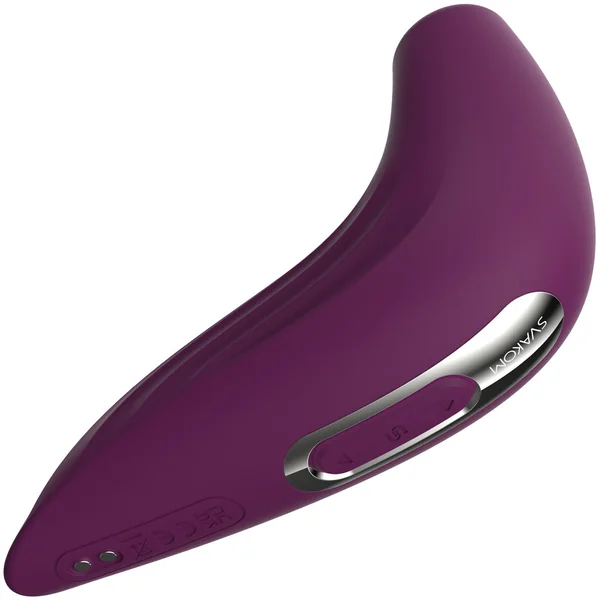 Svakom Pulse Union Rechargeable App Enabled Silicone Pressure Wave Clitoral Stimulator - Violet