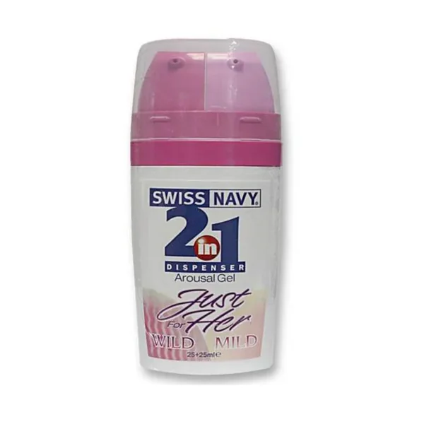 Swiss Navy 2 in 1 Lube Just For Her, Mild and Wild – 25 ml ea