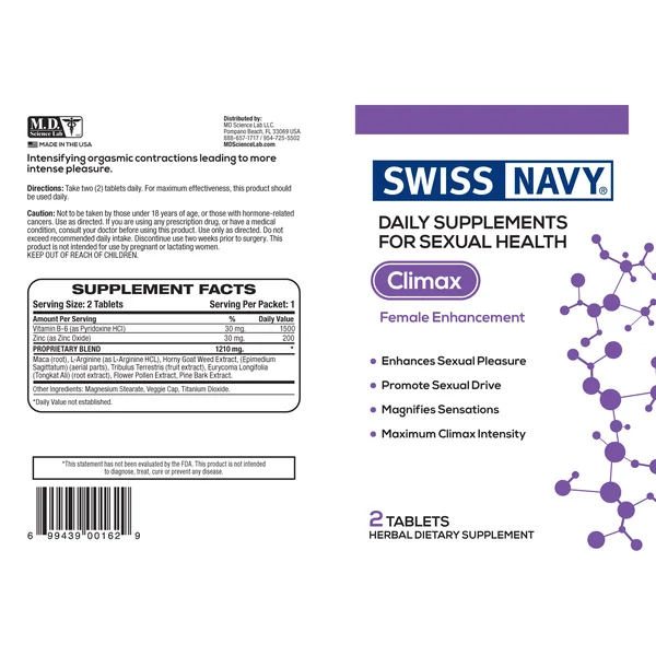 SWISS NAVY CLIMAX FOR HER 2CT