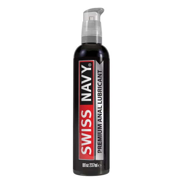 Swiss Navy Premium Silicone Anal Lubricant - 8 Oz.
