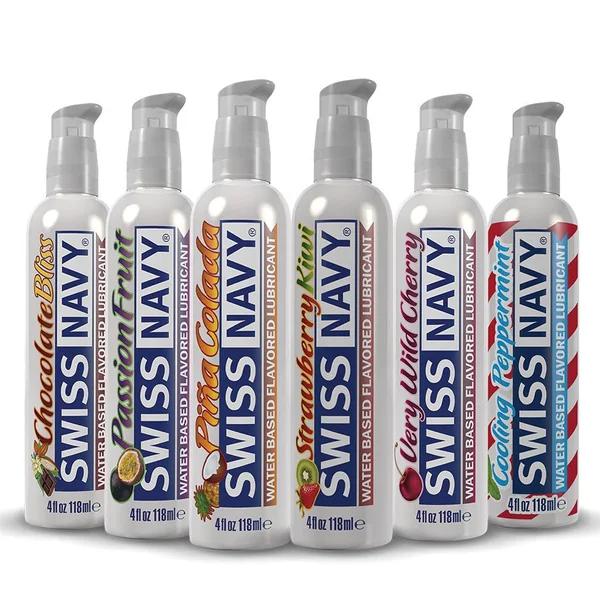 Swiss Navy Water-Based Flavored Edible Sex Lube 4 oz