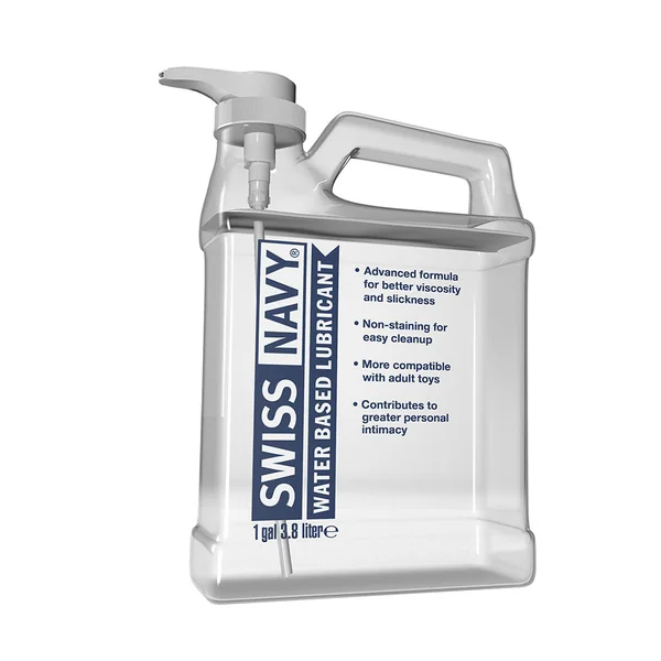 Swiss Navy Water-Based Lubricant 1 Gallon