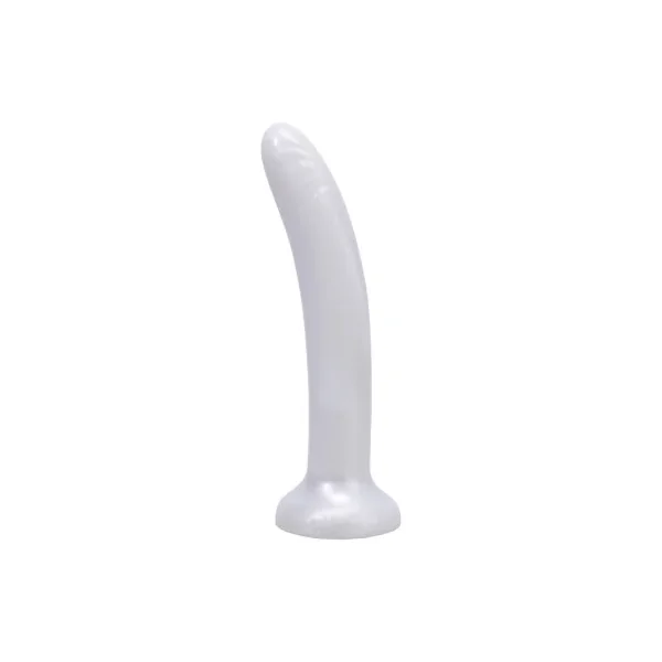 Tantus Leisure Vibrating Dildo, 7.0 Inch Insertable, 1.25 Inch Max Width, Pearl White