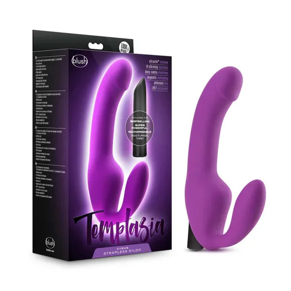 Temptasia Cyrus Vibrating Strapless Strap On by Blush