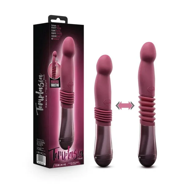 Temptasia Trixie Thrusting Vibrator 10" by Blush Novelties