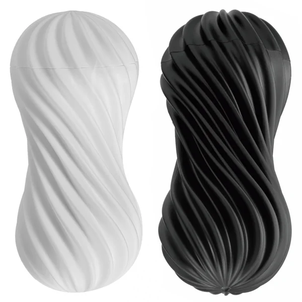 Tenga Flex | Spinning and Flexible Stroker Black/White