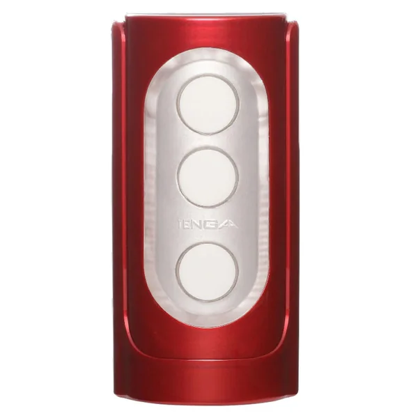 Tenga Flip-Open Hole Masturbator - Red