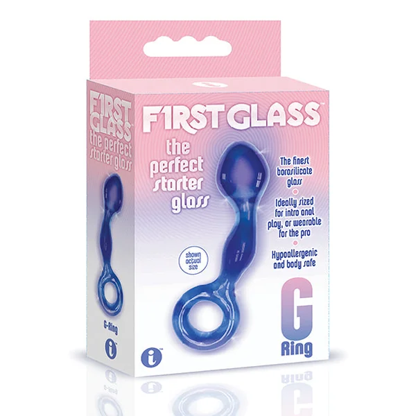 The 9's First Glass G-ring Anal & Pussy Stimulator
