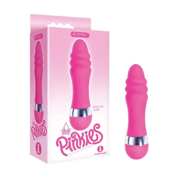The 9’s Pinkies, Ridgy – Pink 11.4 cm (4.5”) Vibrator