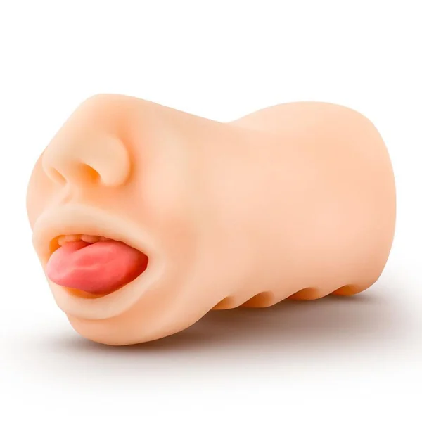 The Deep Throat Real Mouth Male Masturbator Sleeve by Healthy Vibes