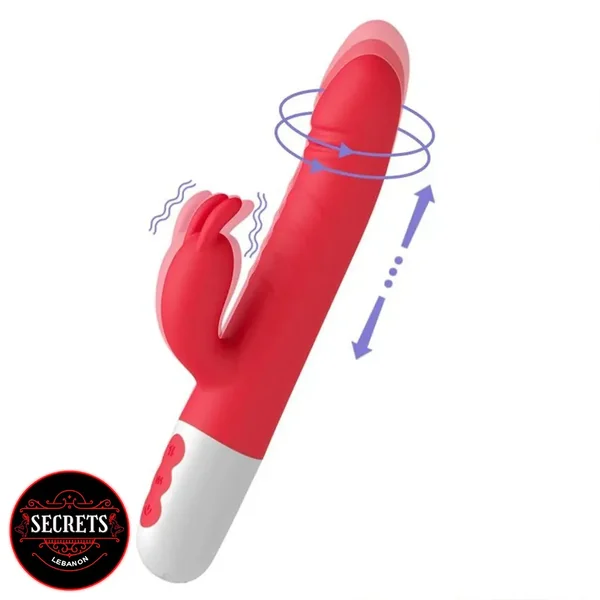 The “QuadroThrill” 4in1 Rotating & Thrusting Vibrator
