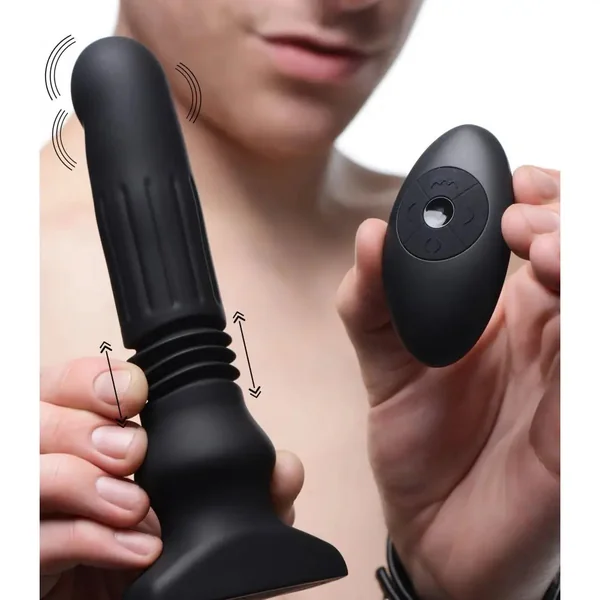 Thunderplugs™ Silicone Swelling & Thrusting Plug w/ Remote
