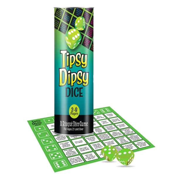 Tipsy Dipsy Dice Drinking Game by Little Geenie