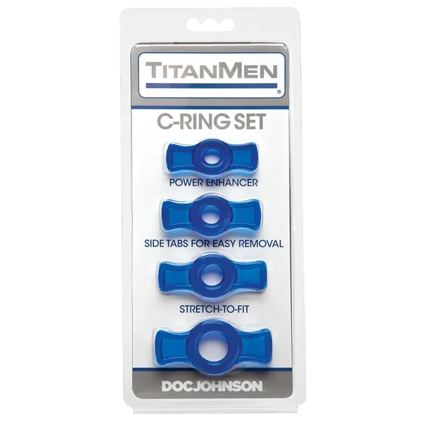 Titanmen Tools Cock Ring Set – Blue