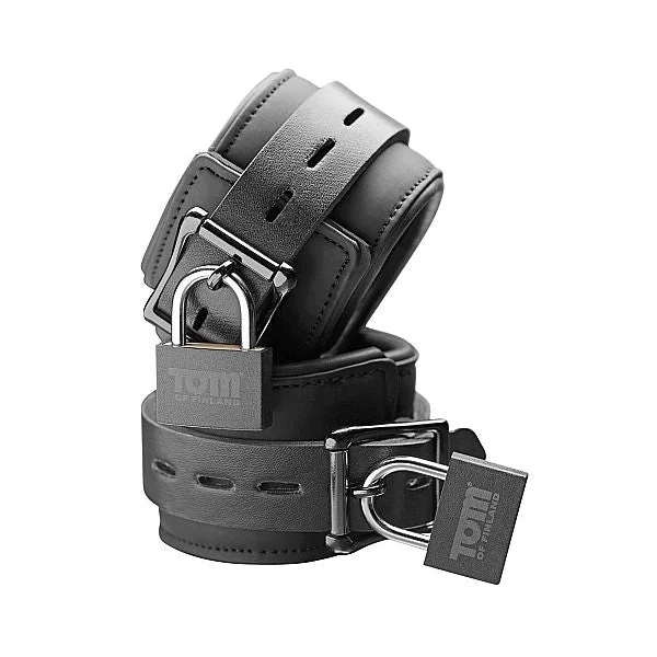 TOM OF FINLAND - NEOPRENE WRIST CUFFS WITH LOCK