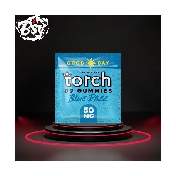 Torch Good Day Gummies 50mg Blue Razz