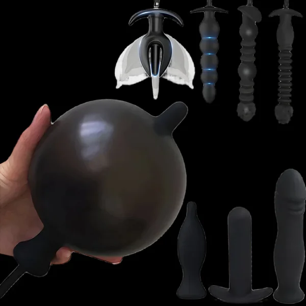 🍑 ToysPleasure™ Inflatable Anal Dildo Plug – Expandable Fullness for Mind-Blowing Pleasure! 💦🔥