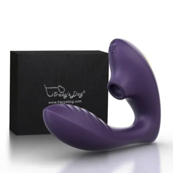 TRACY’S DOG OG CLITORAL SUCKING VIBRATOR – PURPLE