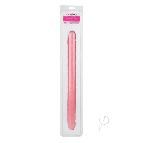 Translucence Slim Jim Double Ended Dildo 17 Inch Pink