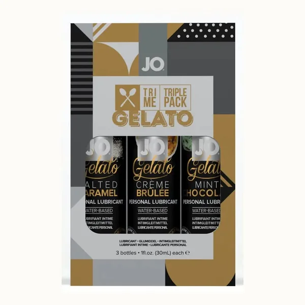 Tri Me Triple Pack Gelato Flavors Lubricant Set