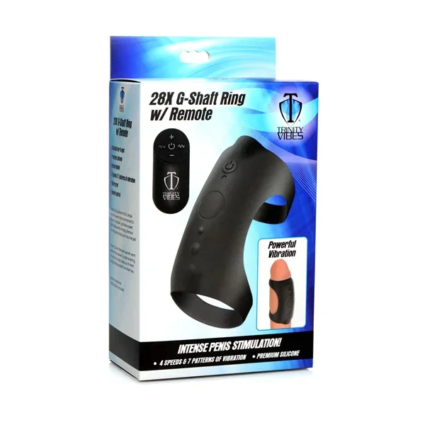 Trinity 28X G-Shaft Silicone Cock Ring w/ Remote