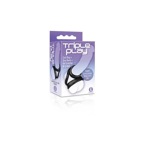Triple Play Cock Ring by Icon