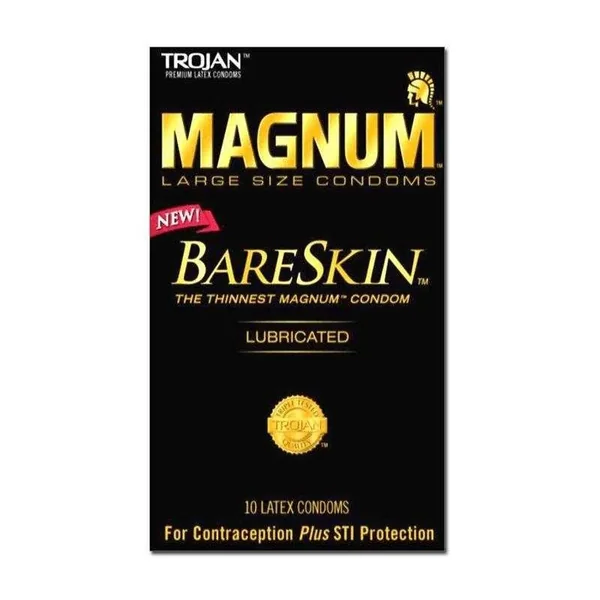 Trojan Magnum BareSkin Condoms – 10 Pack