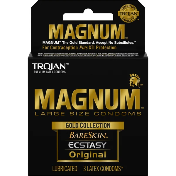 TROJAN MAGNUM GOLD COLLECTION 3PK