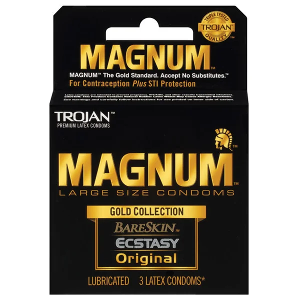 Trojan Magnum Gold Collection - Box Of 3