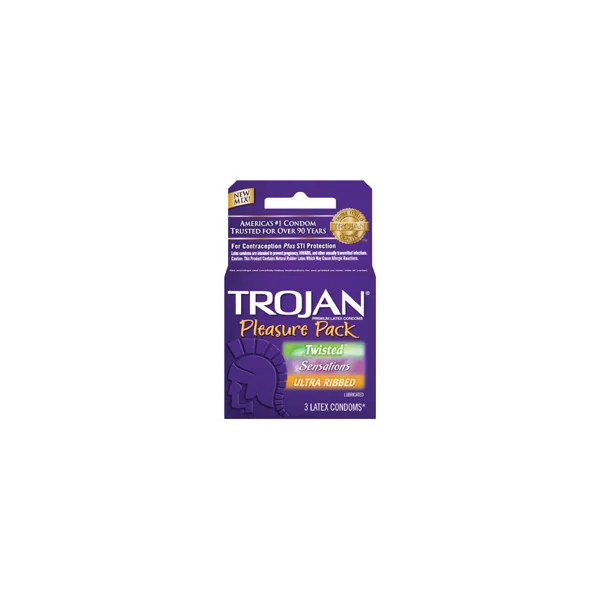 TROJAN PLEASURE PACK 3PK