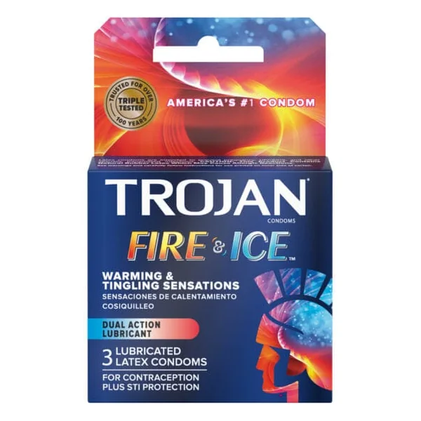 Trojan Pleasures Fire & Ice 3pk