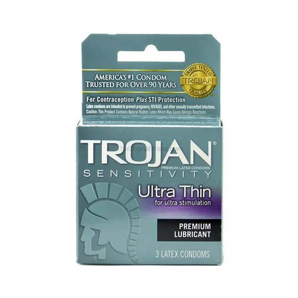 Trojan Ultra Thin Condoms 3 Pack