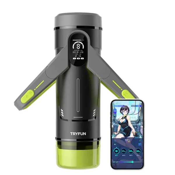 TryFun Black Hole Plus App Controlled Smart Male Masturbator