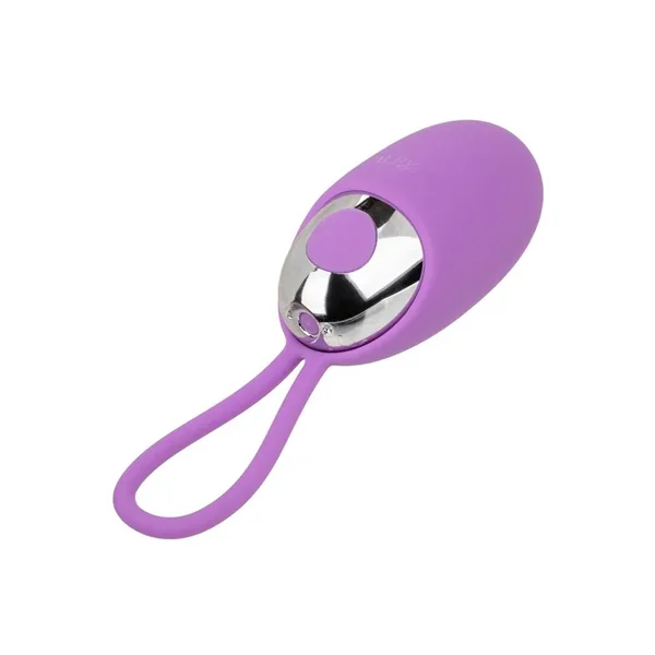 Turbo Buzz Rechargeable Bullet with Removable Silicone Egg – Purple