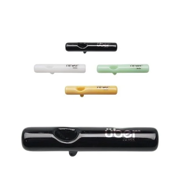 Uber Glass 4in Steamroller W/Stand Assorted Solid Colors