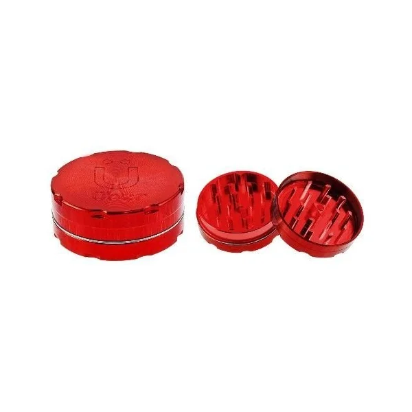Uber Grinder 2pc CNC 50mm Red