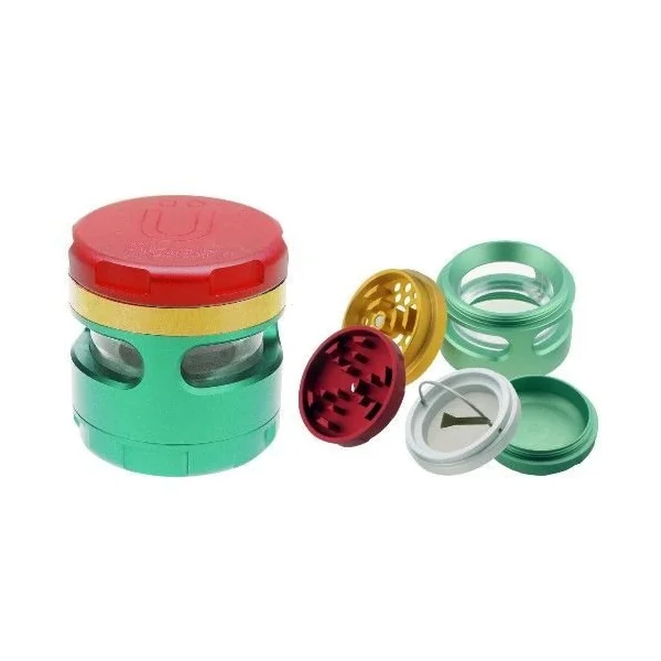 Uber Grinder 4.0 2.5in 4pc CNC W/Window Rasta