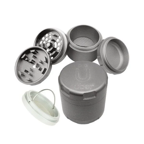 Uber Grinder 4.2 4pc 2.5in 63mm CNC Matte Grey