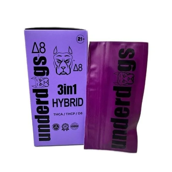 Underdogs 10pk 3ct Pre-Rolls THC-A Blend Indica Mix Flavors