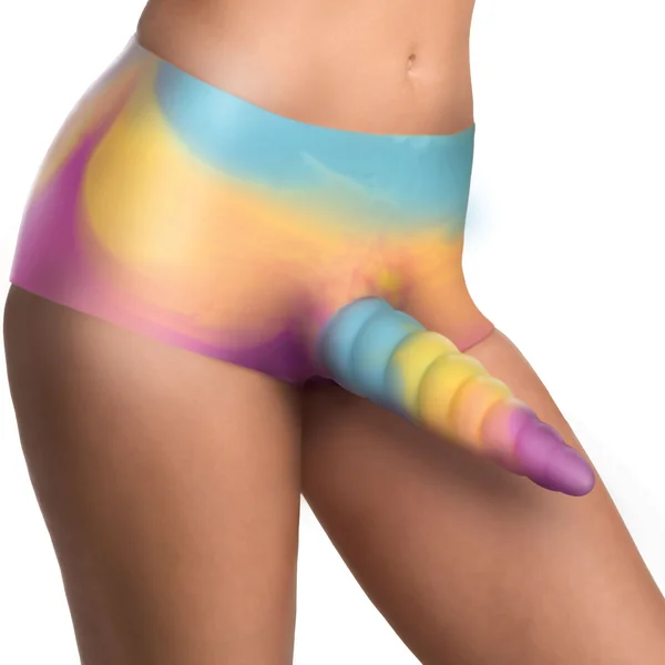 Unicorn Silicone Strap-On Harness By Creature Cocks