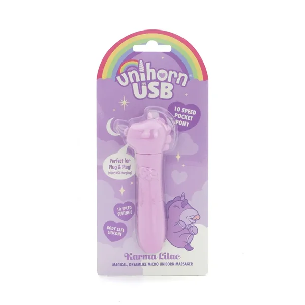 Unihorn – USB Bullet – Karma Lilac – Lilac USB Rechargeable Vibrating Bullet