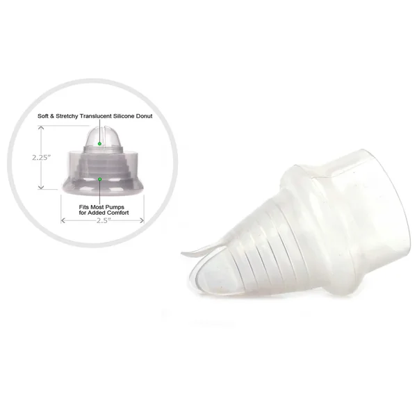 UNIVERSAL SILICONE PUMP SLEEVE FIRS UP TO 3 INCH DIAMETER PUMP CLEAR