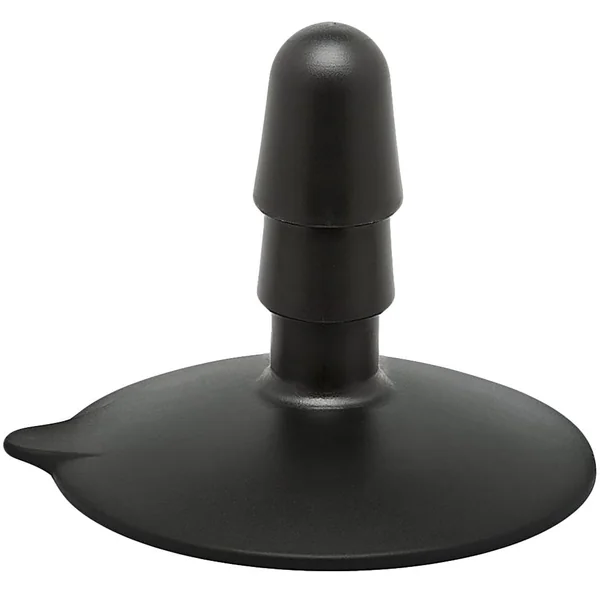 Vac-U-Lock Black Large Suction Cup With Plug