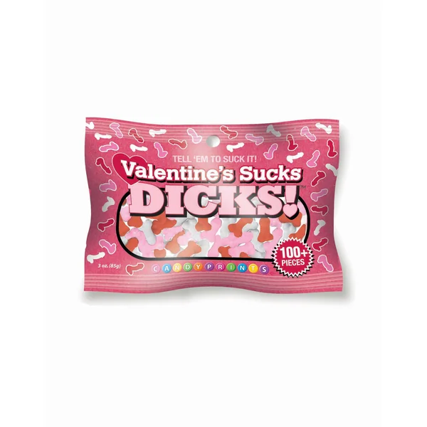 Valentines Sucks Dicks Candy 3oz Bag